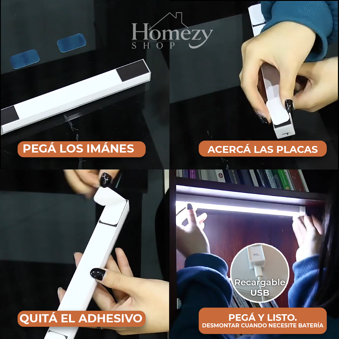 Luz LED Nocturna Automática  SIN cables ni herramientas