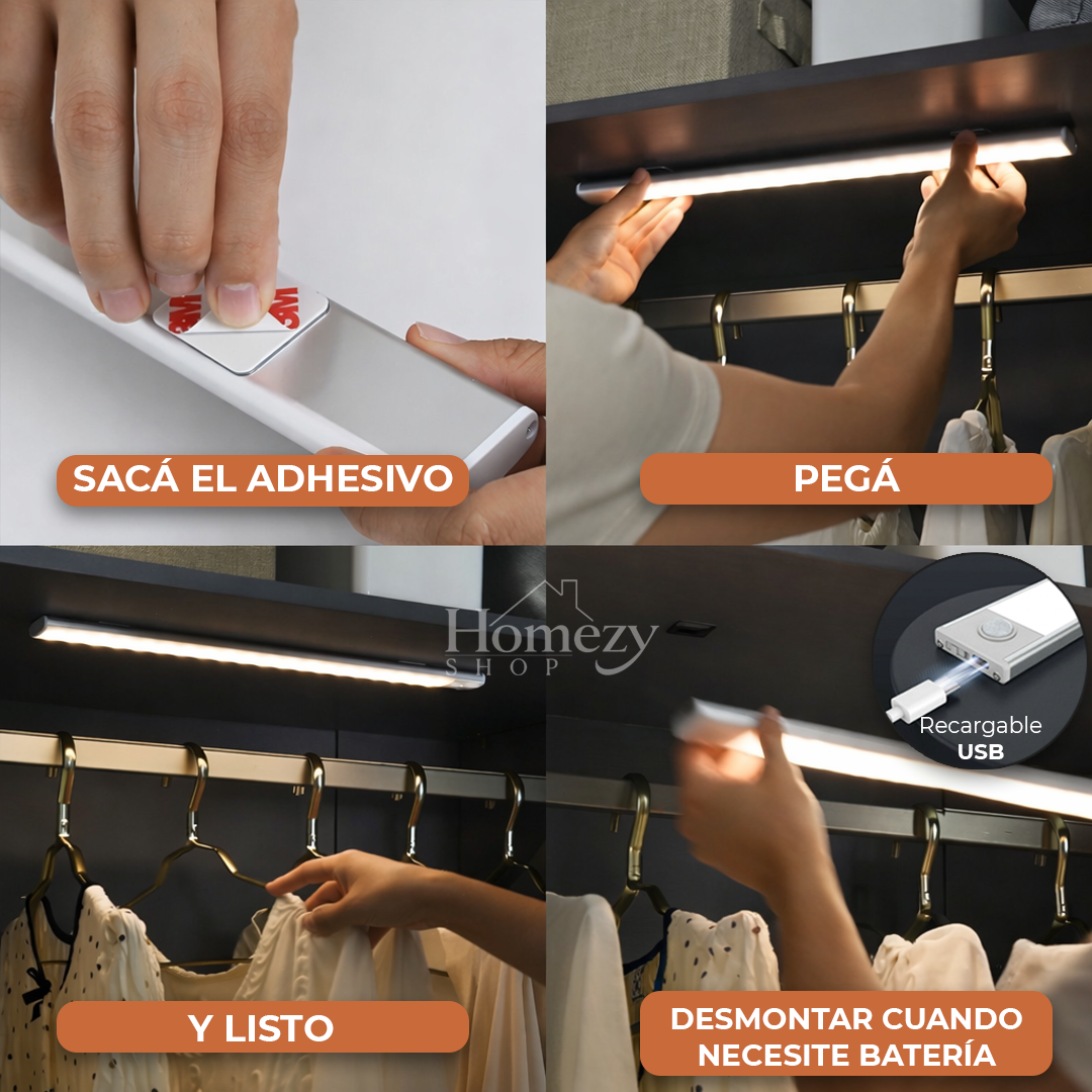 Luz Con Sensor De Movimiento Homezy