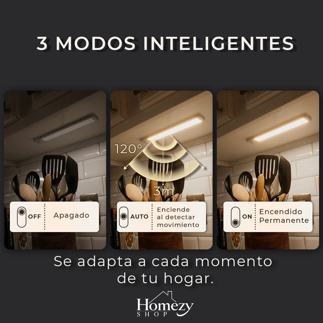 Luz LED Nocturna Automática  SIN cables ni herramientas