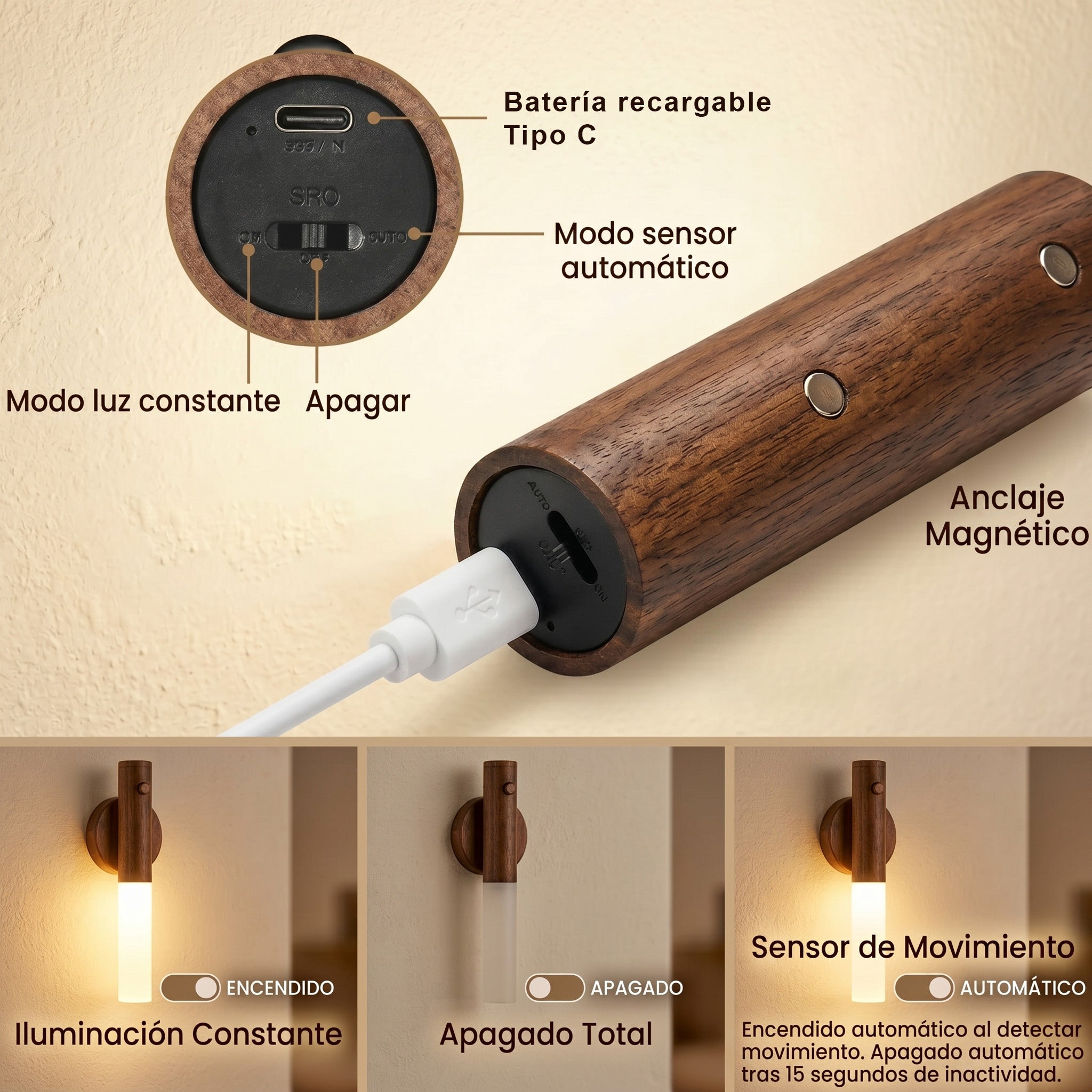 Lámpara Lux Homezy